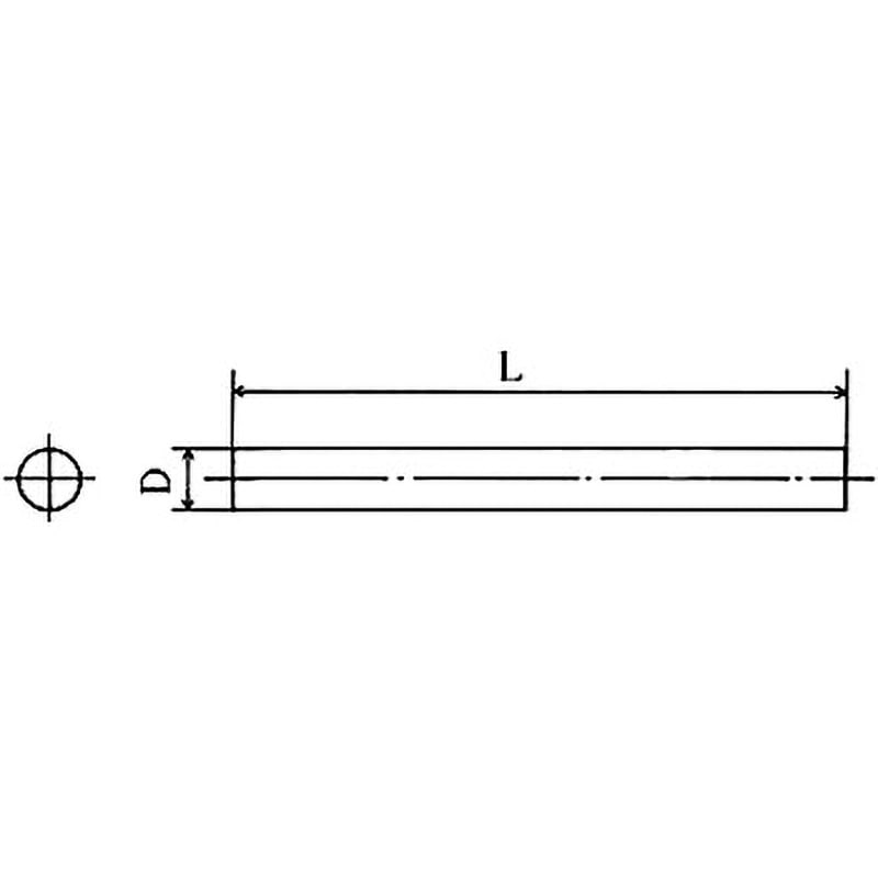 MB 0.07 ラップ棒(焼入研磨丸棒) MB 1ケース(10本) 金森ドリル製作所 【通販モノタロウ】