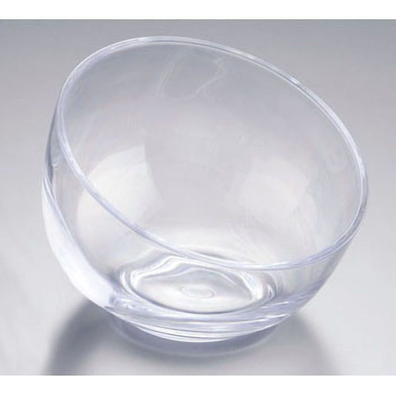 No9587 JBポリカーボネイトアングルサラダボール TKG 丸 容量600mL 高