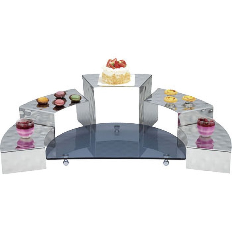 KINGO コンビネーションディスプレイ ガラスベース 1個 KINGO 【通販モノタロウ】