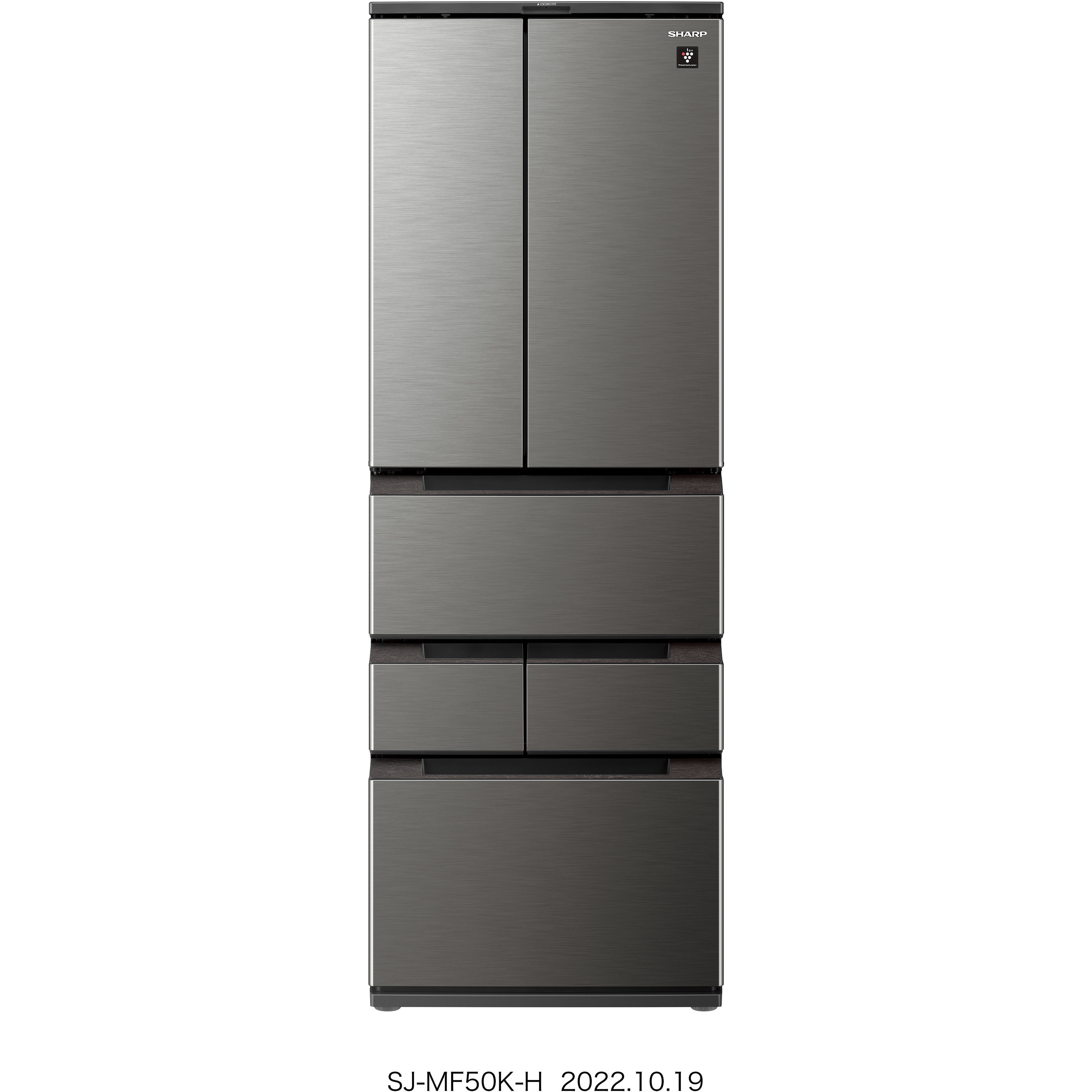 SJ-MF50K-H ピラーレスフレンチドア(メタル)冷蔵庫504L 1台 SJ-MF50K-H ピラーレスフレンチドア(メタル)冷蔵庫504L 1台