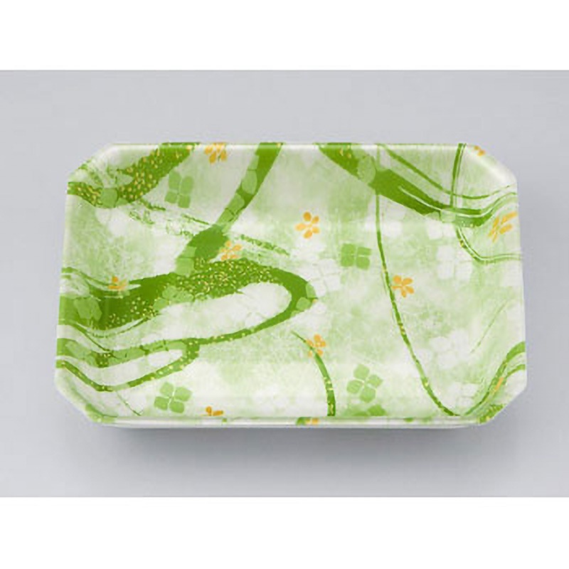 36 トレー V-惣菜 よつば シーピー化成 深 よつば緑  1ケース(50枚×32袋) 9,475円