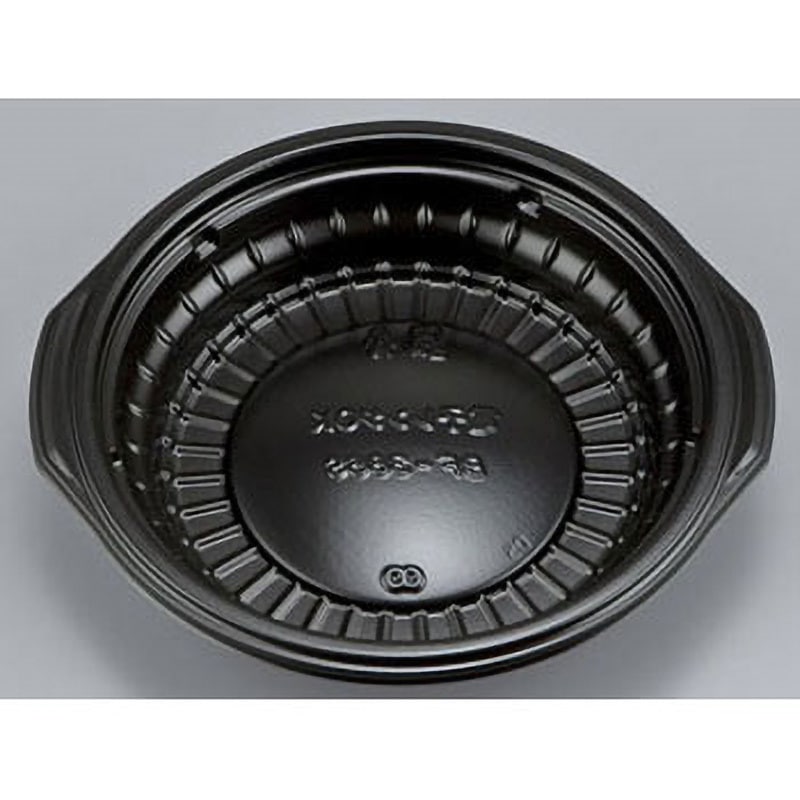 BF-386S 惣菜容器  本体 シーピー化成 黒色  1ケース(50枚×12袋)