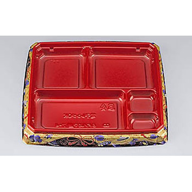 7-4 BFハカマ膳  本体(N) シーピー化成 こづち赤  1ケース(50枚×12袋) 7-4 20,985円