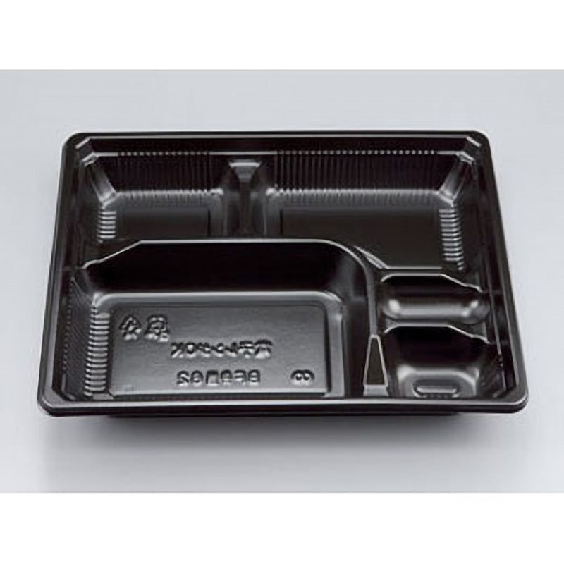 62 BF弁当  本体 シーピー化成 黒色  1ケース(50枚×12袋)