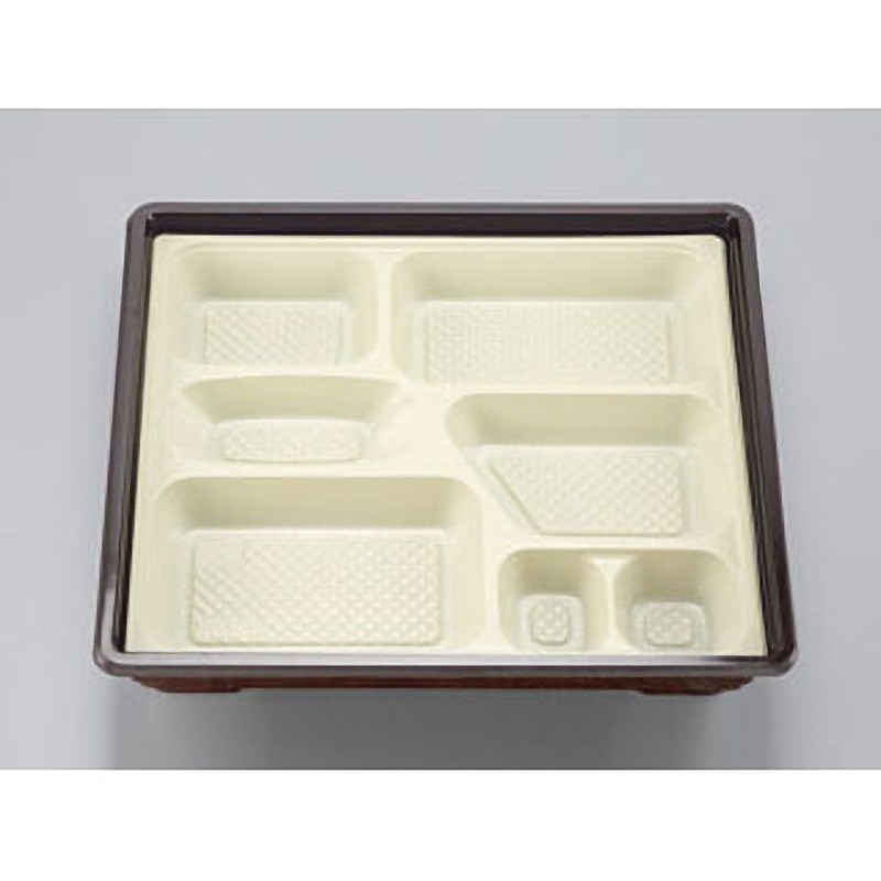 U-73-B 弁当容器  中皿 シーピー化成 クリ-ム色  1ケース(20枚×10袋) U-73-B