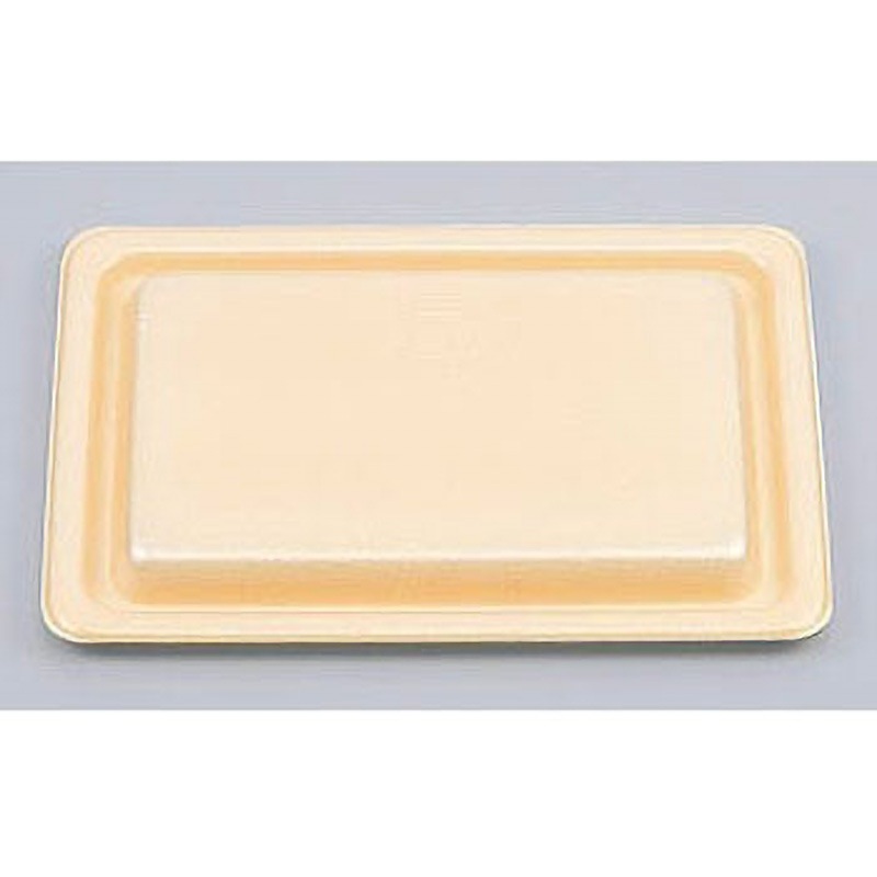 VK-19 弁当容器  共蓋 無地 シーピー化成 クリ-ム色  1ケース(50枚×24袋) VK-19