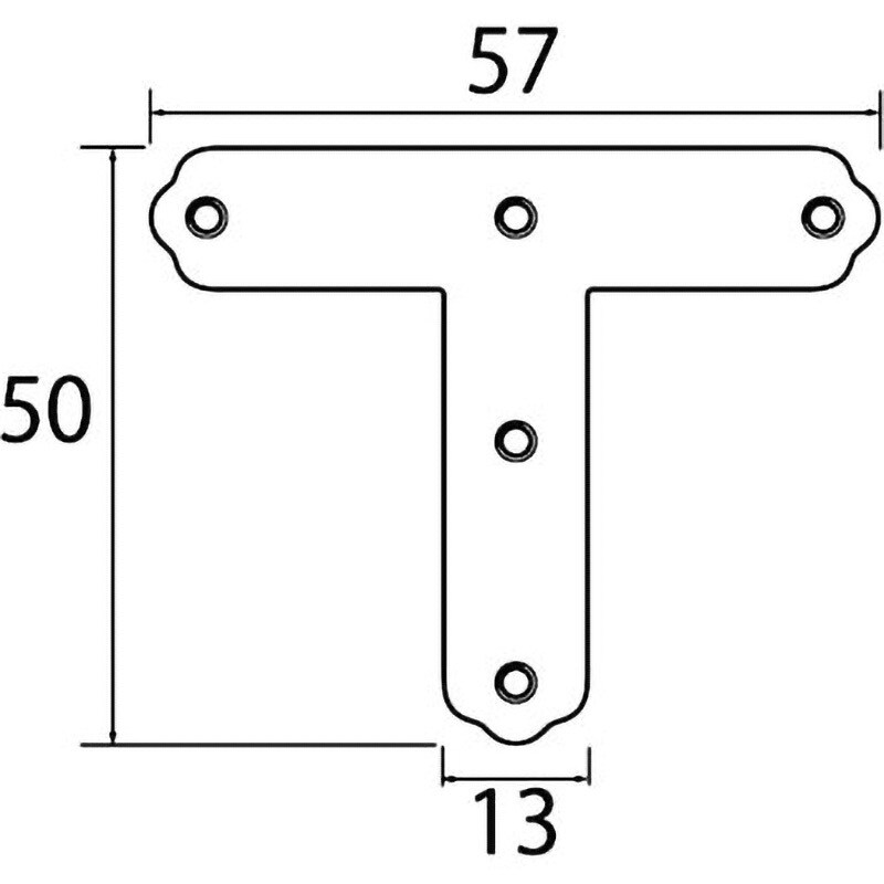 6289 T型金具 ステンレス 1箱(100個) 福井金属工芸 【通販サイトMonotaRO】