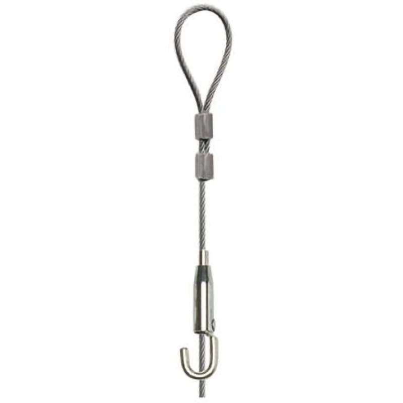 1125 ワイヤー自在 福井金属工芸 安全荷重50kg 径2mm長さ5m