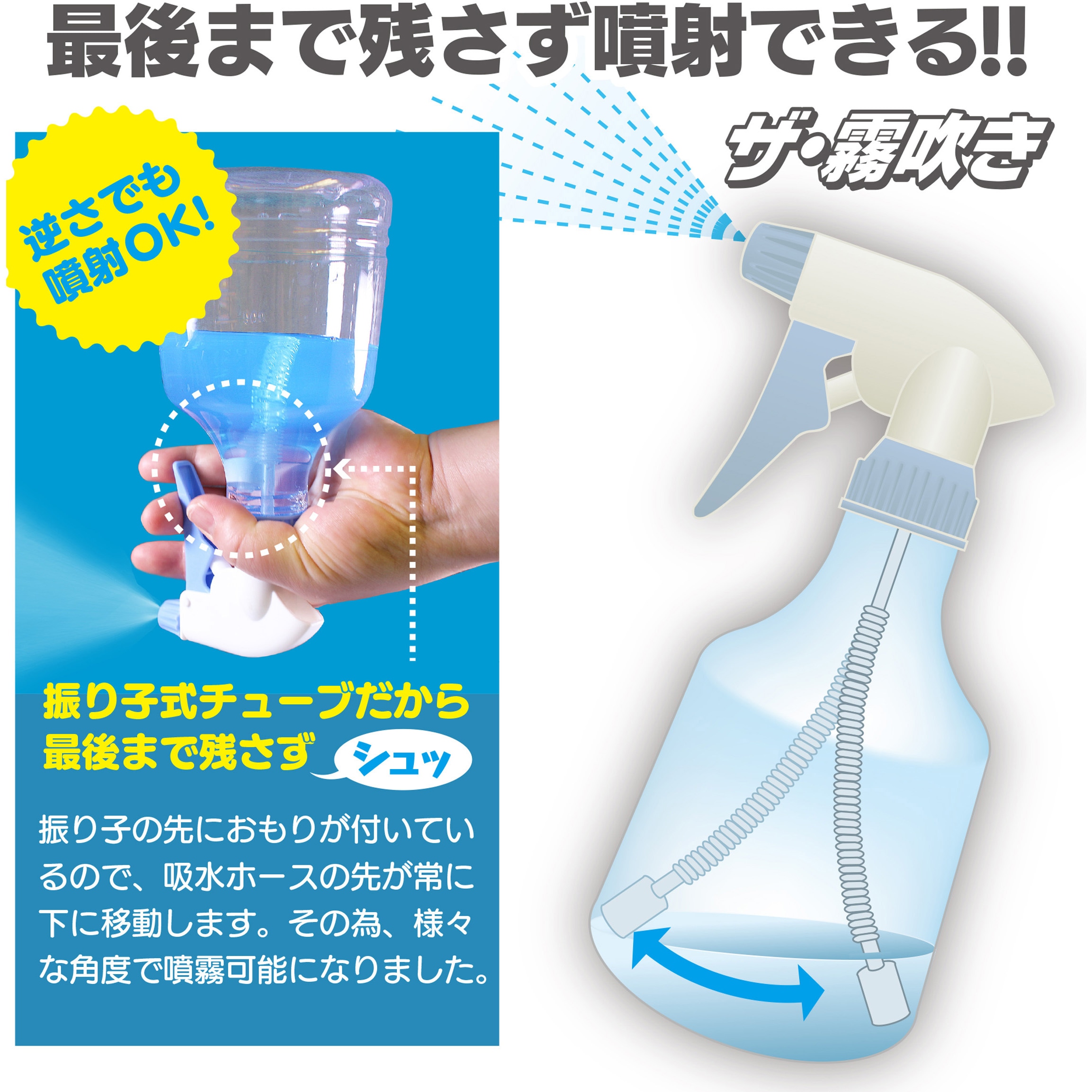 ♯50 ザ・霧吹き (振り子式) ダリヤ(マルハチ産業) 容量500mL 【通販