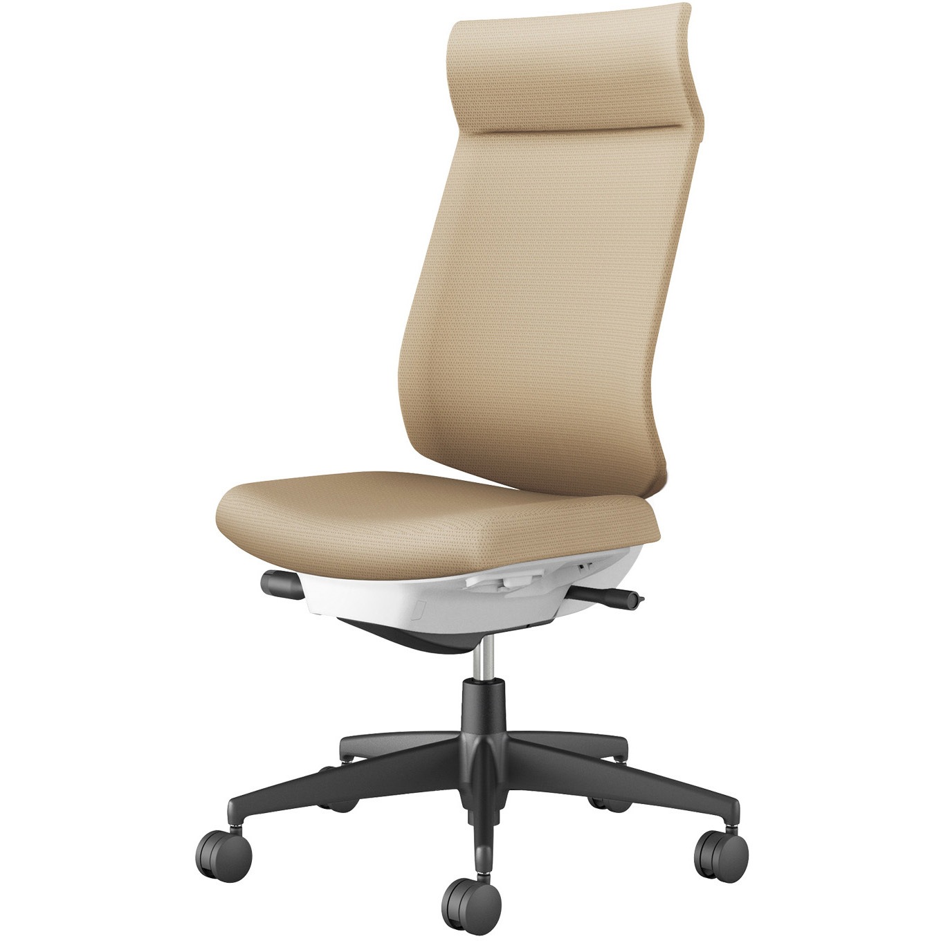 C06-B402CW-E1G41K1 オフィスチェア ウィザード4 アディショナルバッグ(配送・組立サービス付き) コクヨ ランバーサポートあり ナイロンキャスター 肘なし ホワイトグレー   C06-B402CW-E1G41K1