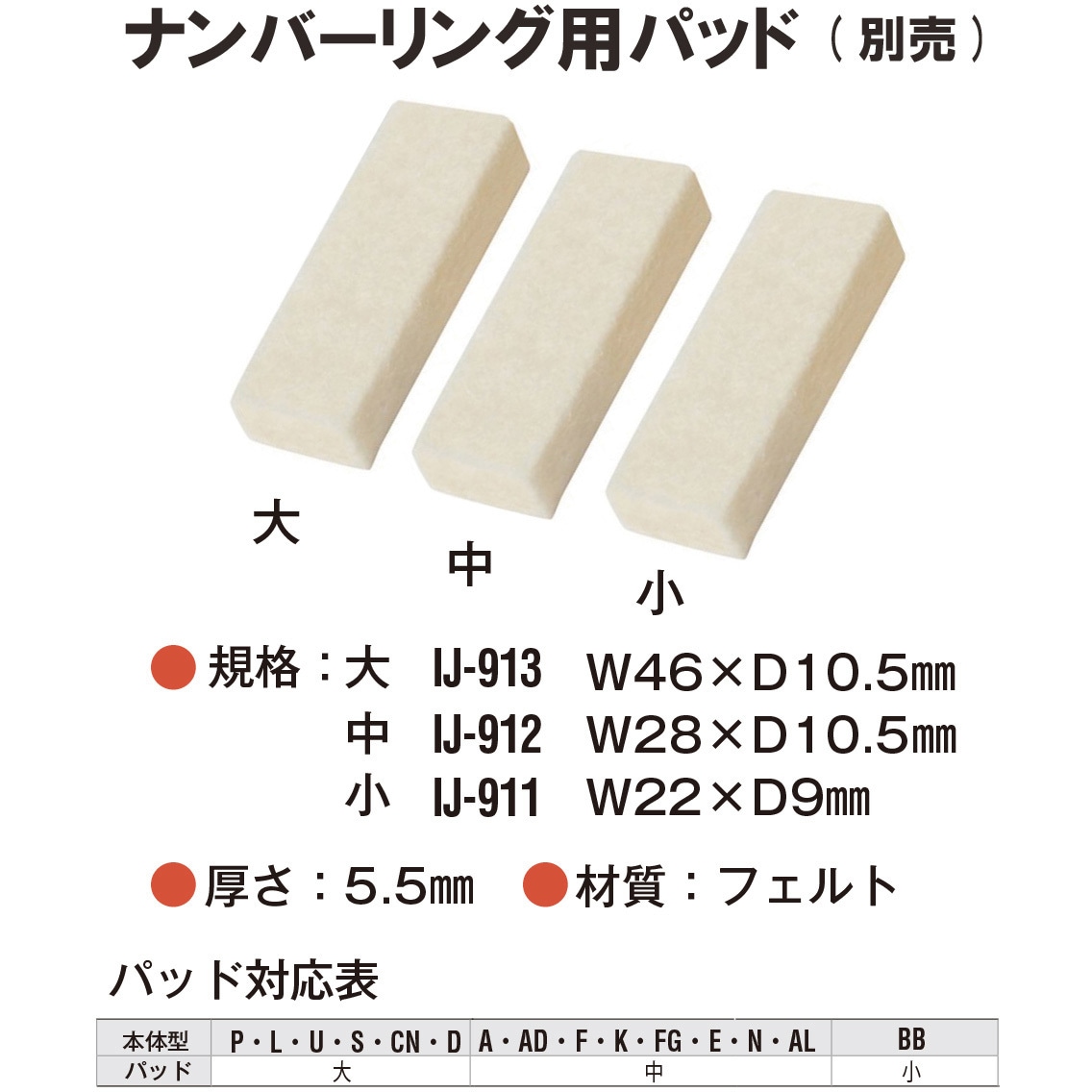 Amazon.co.jp: プラス ナンバーリングパッド IJ-912 中 3P 『 2