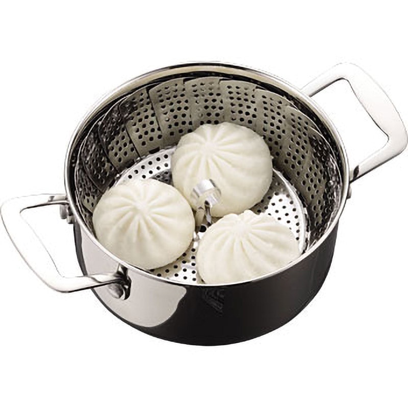 パール金属 ENJOY KITCHEN ステンレス製大型フリーサイズ万能蒸し器 C-4805 khxv5rg C-4805 ENJOY KITCHEN ステンレス製フリーサイズ万能蒸し器 1個 パール