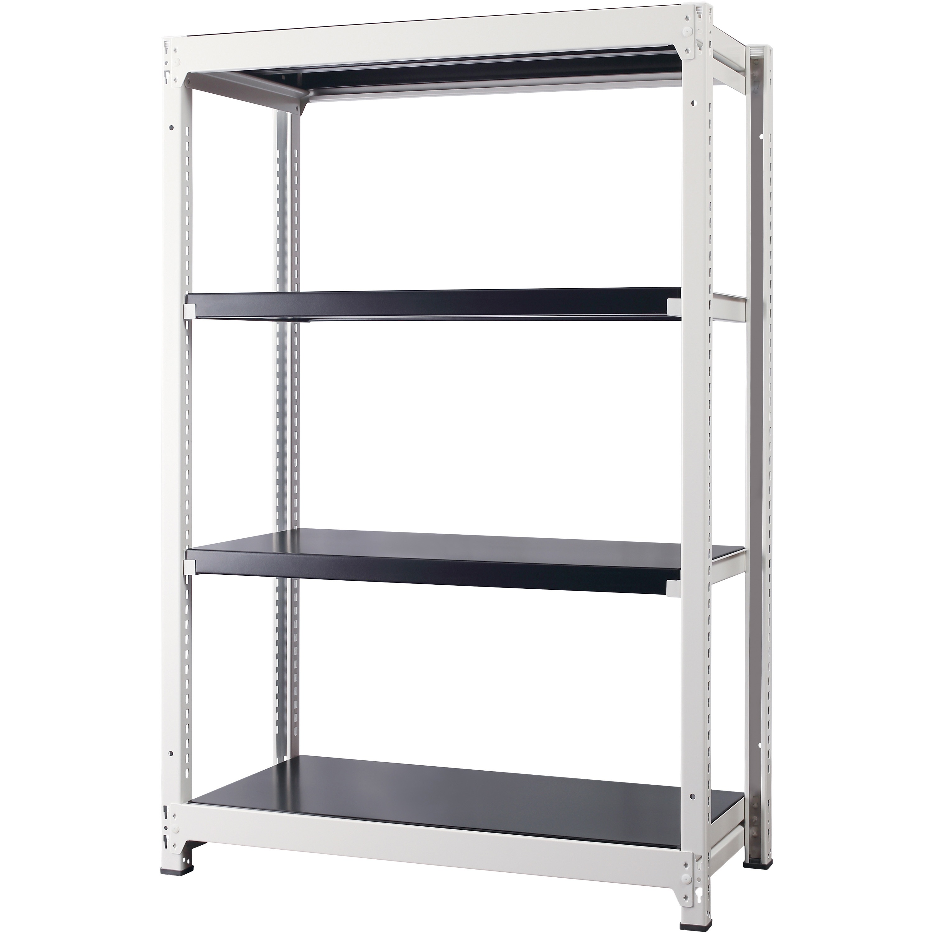 RFRA-9014-W-B DRスチールラック 基本 アール・エフ・ヤマカワ 単体タイプ 荷重200kg/段 高さ1400mm奥行450mm  RFRA-9014-W-B