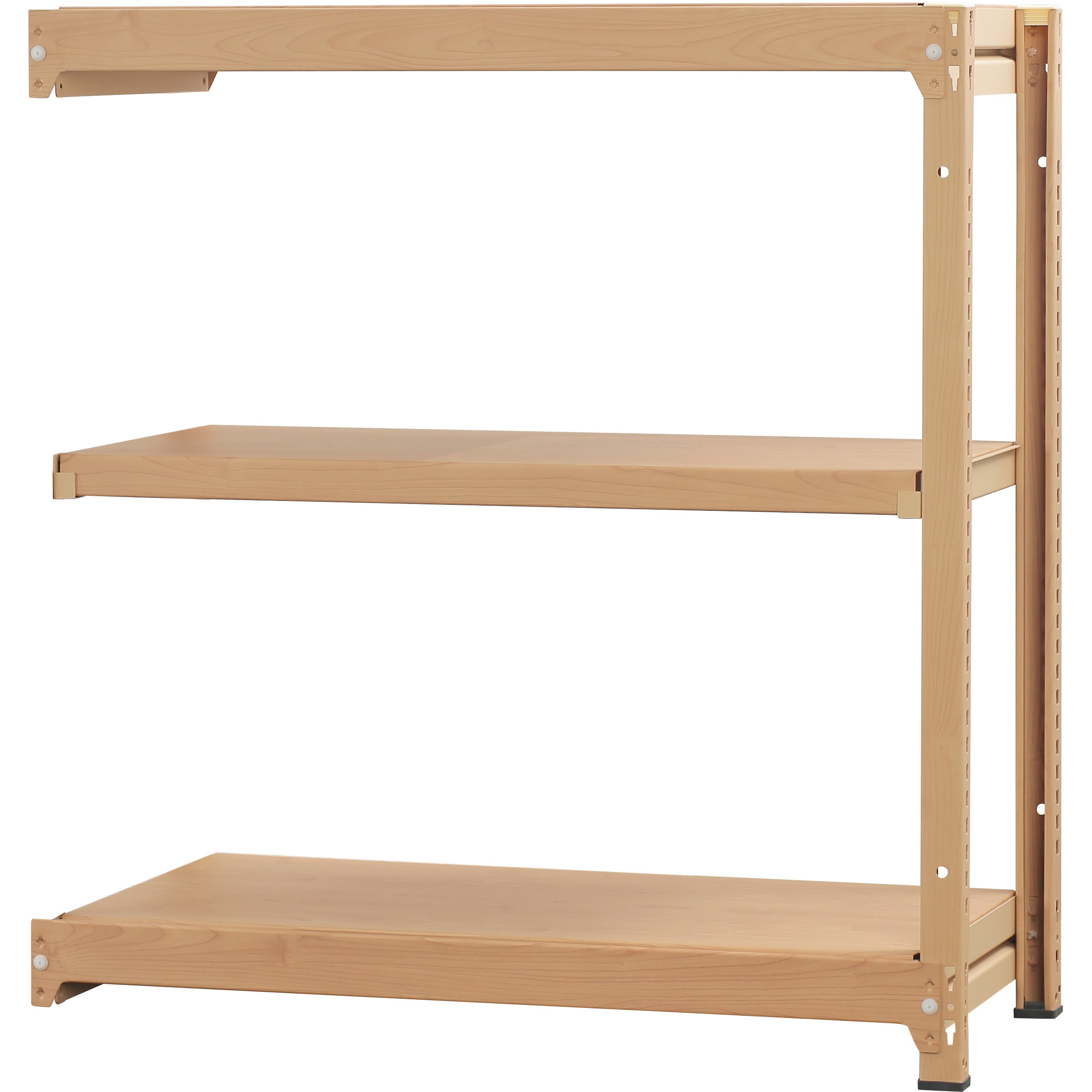 RFRA-C9010-NT-NT DRスチールラック 増連 アール・エフ・ヤマカワ 連結タイプ 荷重200kg/段 2段 高さ1000mm  RFRA-C9010-NT-NT