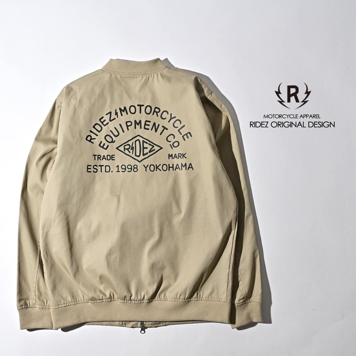 RCJ10-BE-L ライダース ロゴ スィングトップ ベージュ RIDEZ