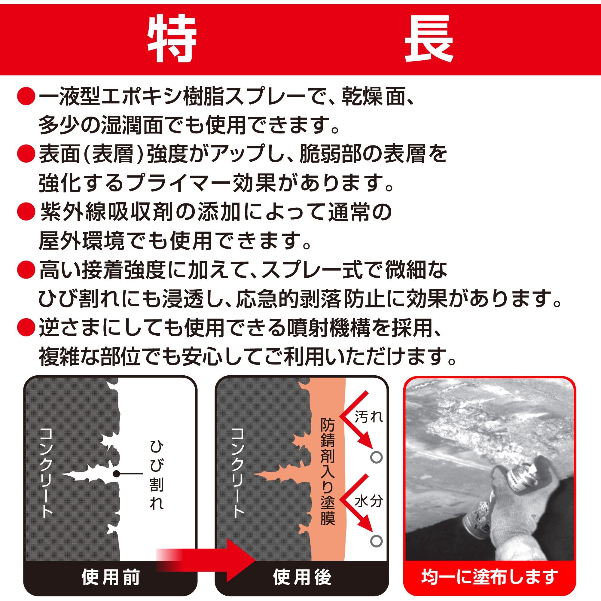 AP-336 表面強化剤 かため太郎スプレー セメダイン エポキシ樹脂 淡 