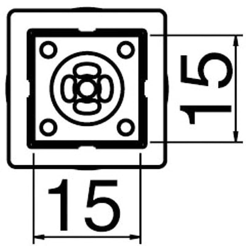 N51-15 N51シリーズ ノズル 1個 白光 【通販サイトMonotaRO】