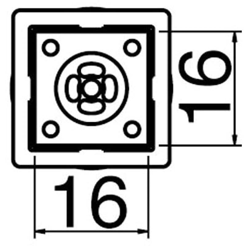 N51-16 N51シリーズ ノズル 1個 白光 【通販サイトMonotaRO】