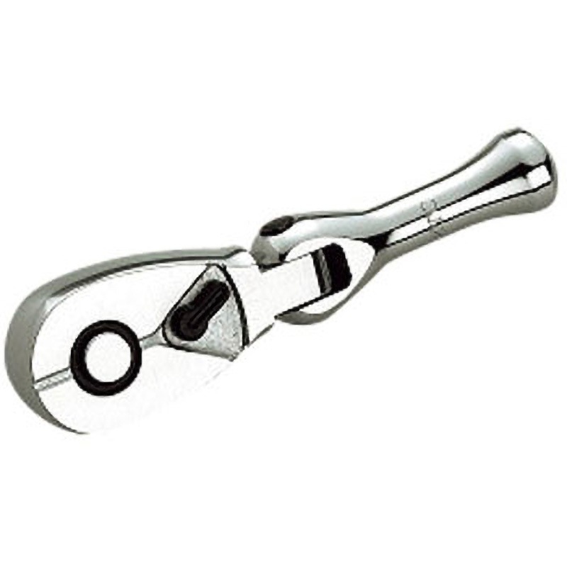 BR2FS-S 6．3sq．フレックスショートラチェットハンドル 1丁 KTC 【通販モノタロウ】