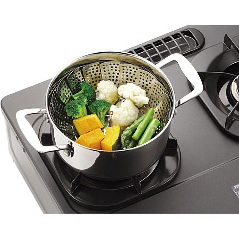 C-8700 Easy Wash ステンレス製フリーサイズ万能蒸し器 パール金属