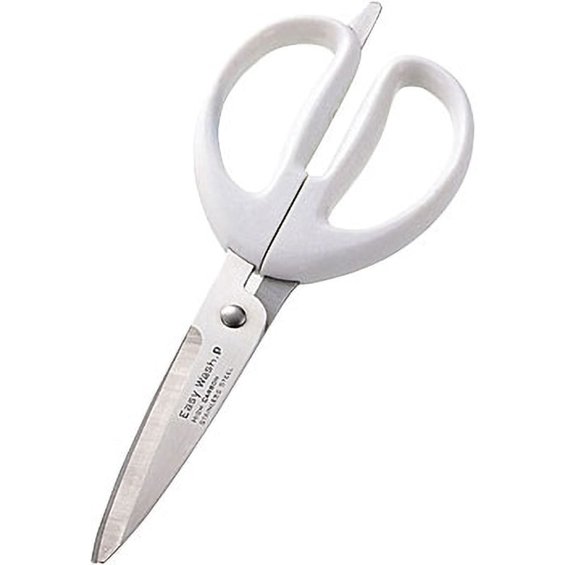 ホワイト ステンレス鋼 はさみ C-8660 Easy Wash 食洗機対応スタンダードキッチンバサミ 1個 パール