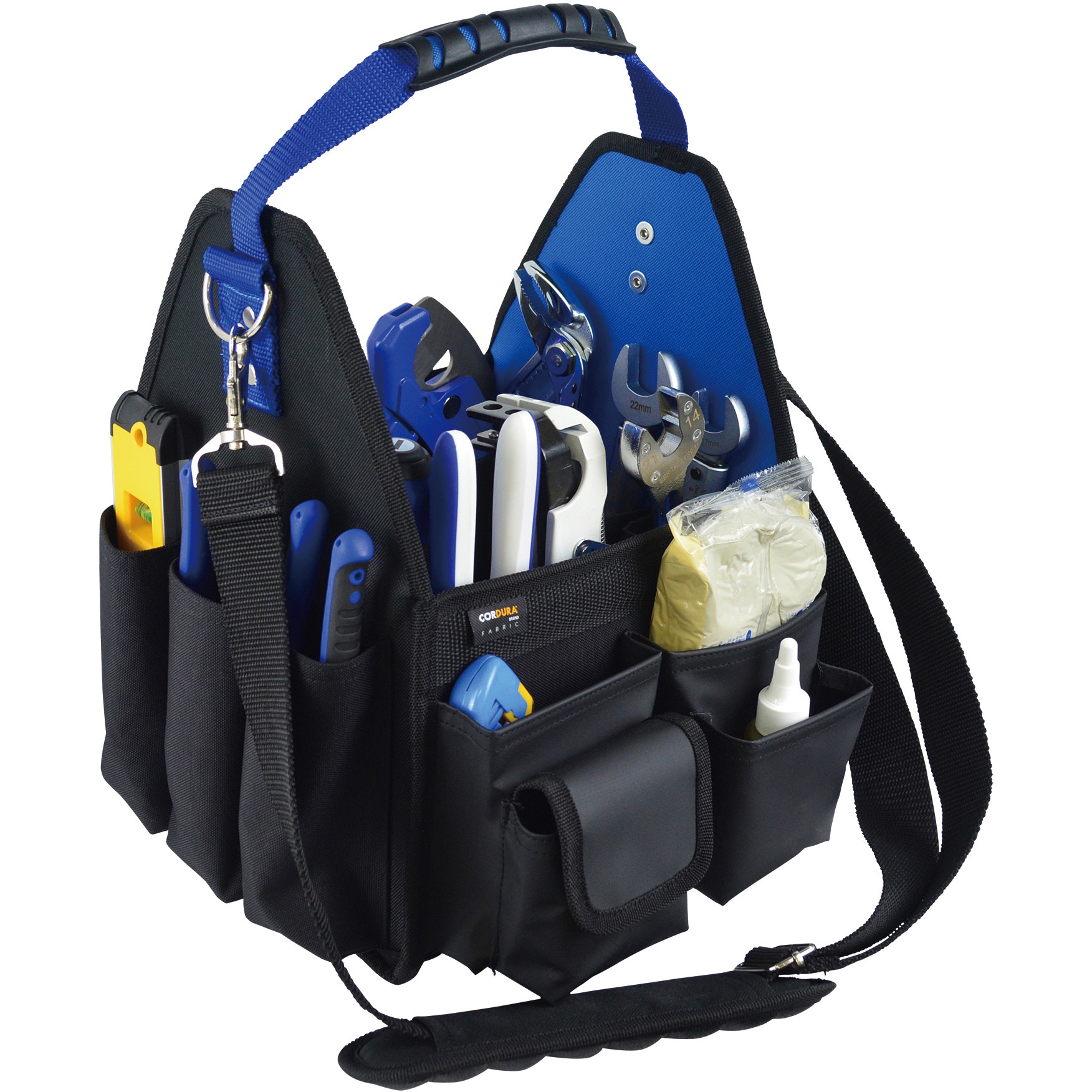 VPT22 ビクタープラス ツールバック2 Mサイズ VICTOR(花園工具) 青