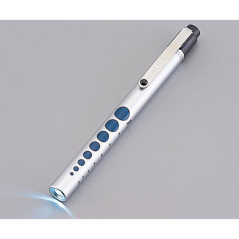 白色LEDアルカプッシュライト Φ12×137mm 日本光器製作所(NIKKO) ノック