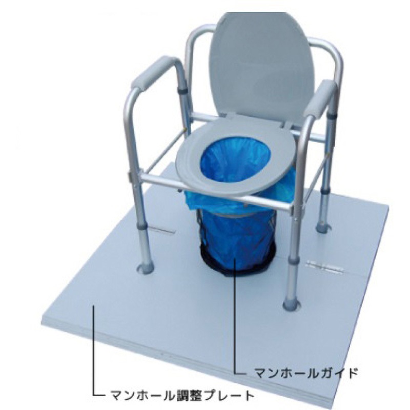 マンホール対応トイレ(ユニトイレ・安心)用オプション 1個 ユニ