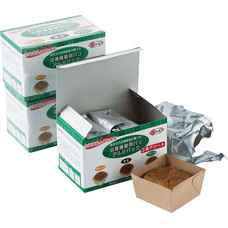 アルミパック災害備蓄用パン 特殊衣料 保存期間5年