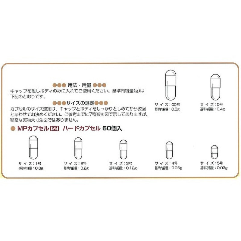 0号 MPカプセル 1箱(60個) アズワン 【通販モノタロウ】
