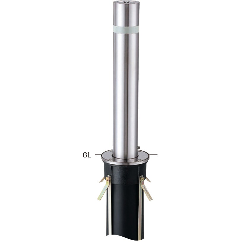 帝金 SY83P3-10 バリカー横型 スタンダード ステンレスタイプ W1000×H800 直径76.3mm 脱着式フタ付 帝金 SY83P3-20 バリカー 横型 スタンダード ステンレスハイショルダー