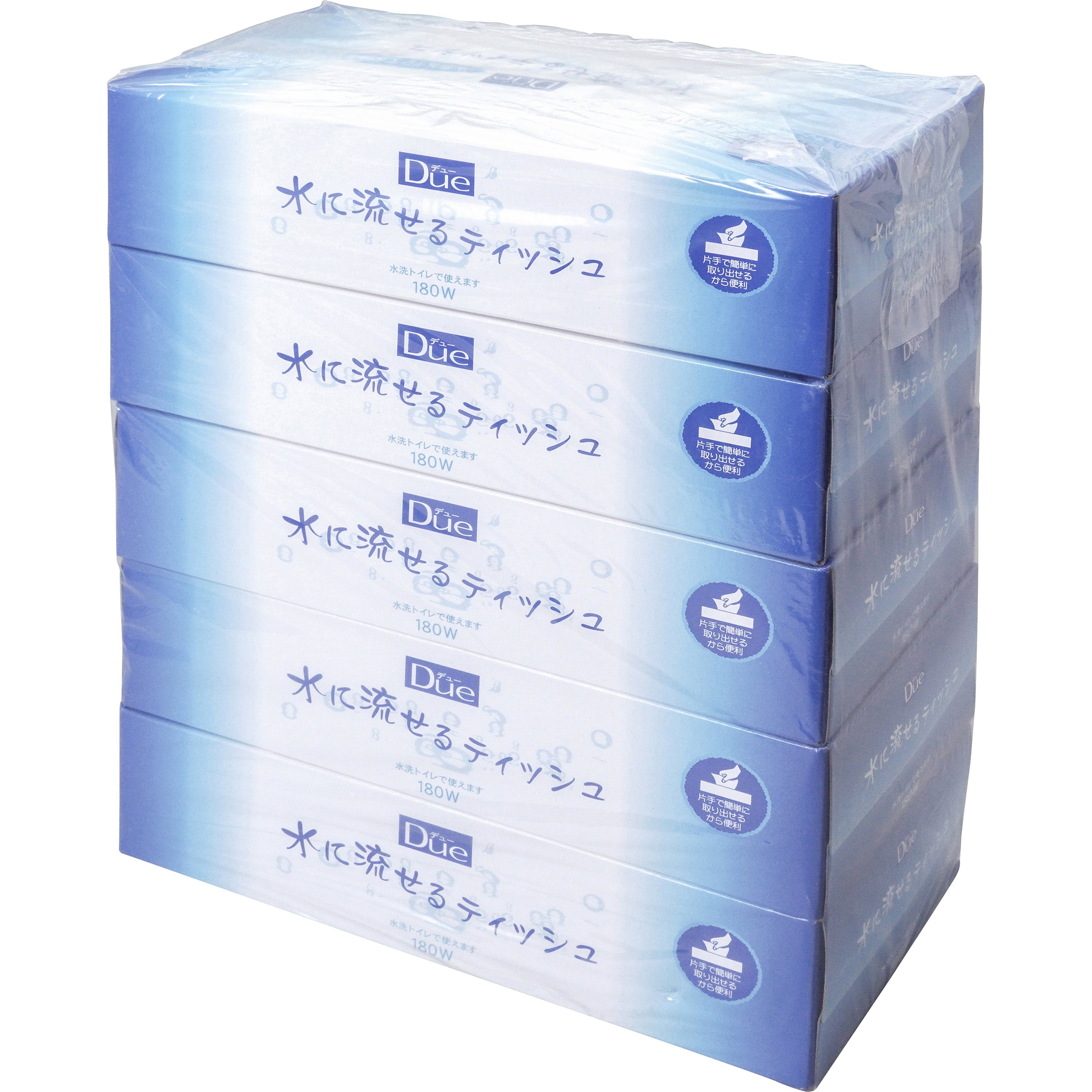 新品未使用水に流せるティッシュ 公式】クリネックス 水に流せるポケットティッシュ 4個 ×40パック