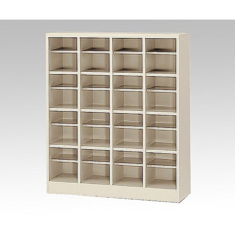 SBN-16 シューズボックス 4列 生興 幅1000mm奥行350mm高さ1180mm 1台 SBN-16