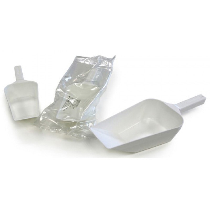 8286A-100 カップ型スコップ PS 非滅菌 サンプリングシステムス(Sampling Systems) 白色 容量100mL 長さ20cm幅5.9cm 1箱(100個)