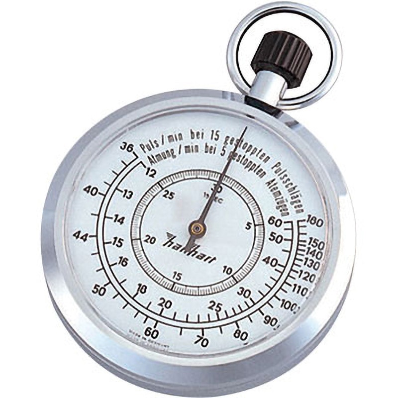 112.7001-00 脈拍数・呼吸数用ストップウォッチ 1個 ハンハルト 【通販モノタロウ】