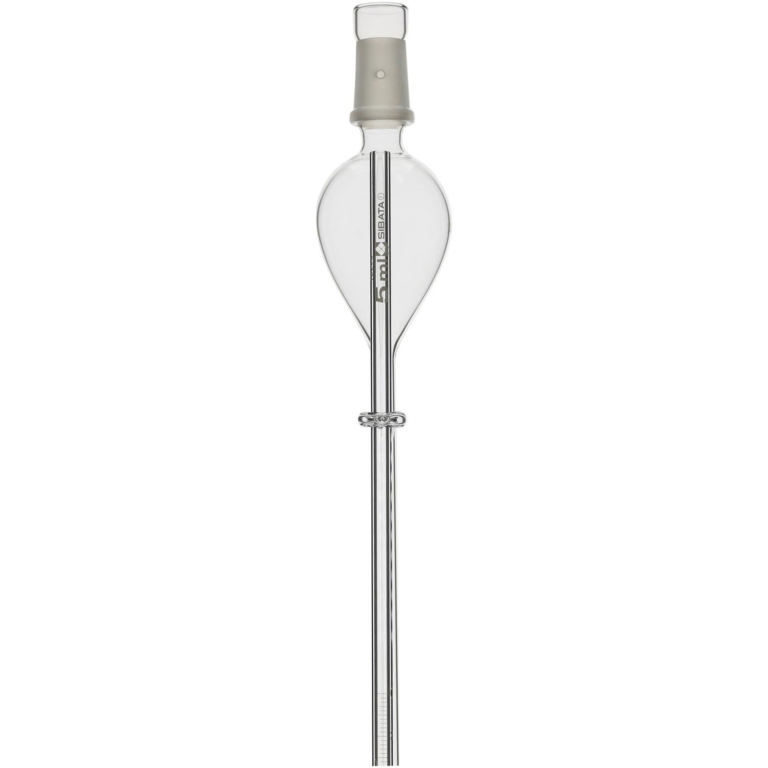 丸型シュレンク　Gタイプ　ガラスコック　300mL　24/40 コスモスビード（VIDTEC） aso 4-1526-03 医療・研究用機器 コスモスビード（VIDTEC） 丸型シュレンク Gタイプ PTFEコック 300mL