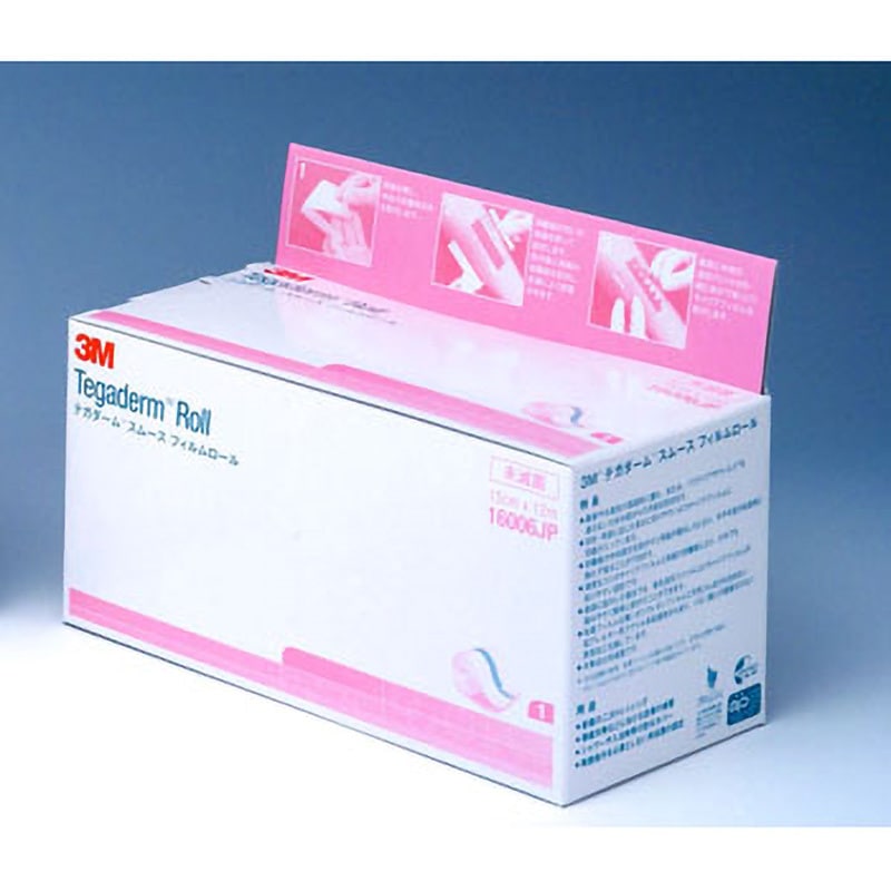 16006JP テガダームTMスムースフィルムロール 16006JP Solventum(ソルベンタム)(旧スリーエム ヘルスケア) 長さ12m 1巻