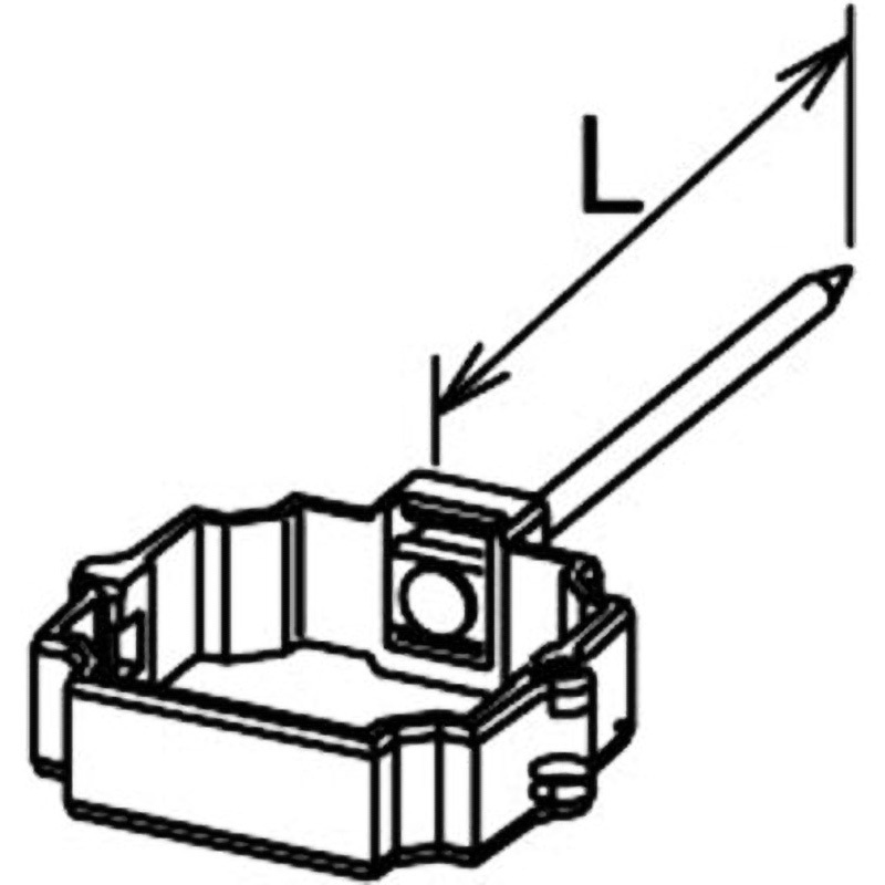 KBP8D615 パッチン控え打込み Panasonic(パナソニック) L120 (たてとい)S30サイズ 1箱(30個) KBP8D615