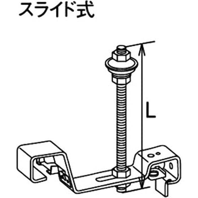 KKW2581 吊金具 折版屋根用 外吊式 Panasonic(パナソニック) 亜鉛メッキ仕上げ