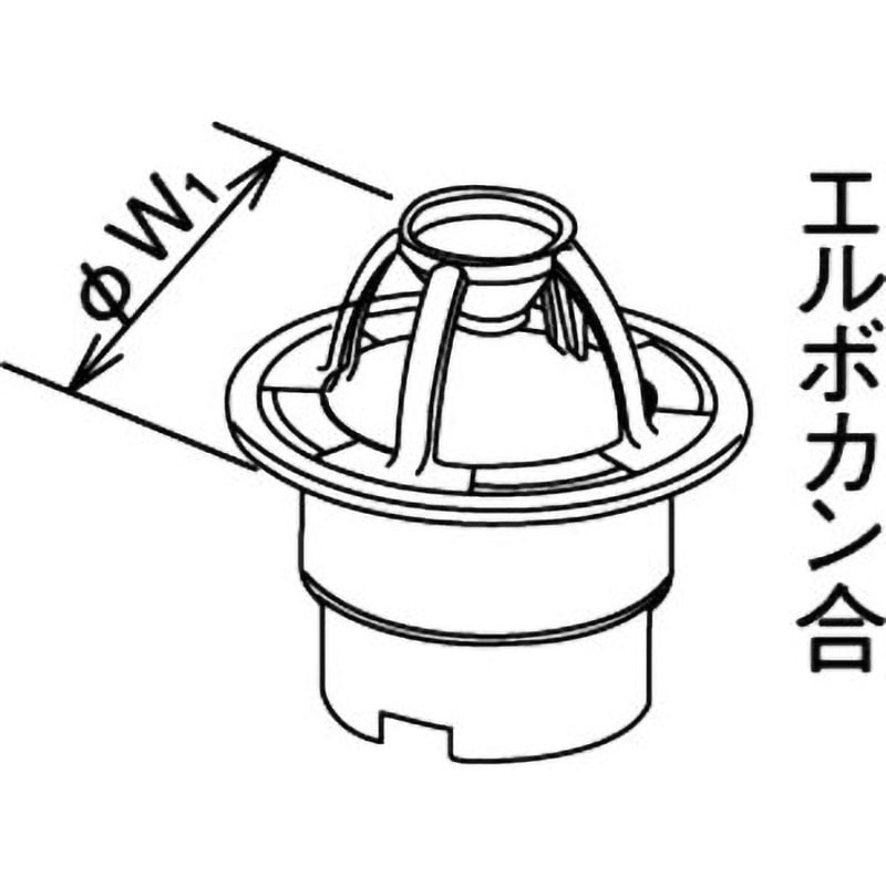 KA3N930 自在ドレン JIS管用 Panasonic(パナソニック) (大型雨とい)自在ドレンサイズ 1箱(20個) KA3N930