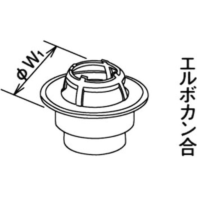 KA30940 自在ドレン JIS管用 Panasonic(パナソニック) (大型雨とい)自在ドレンサイズ 1箱(12個) KA30940