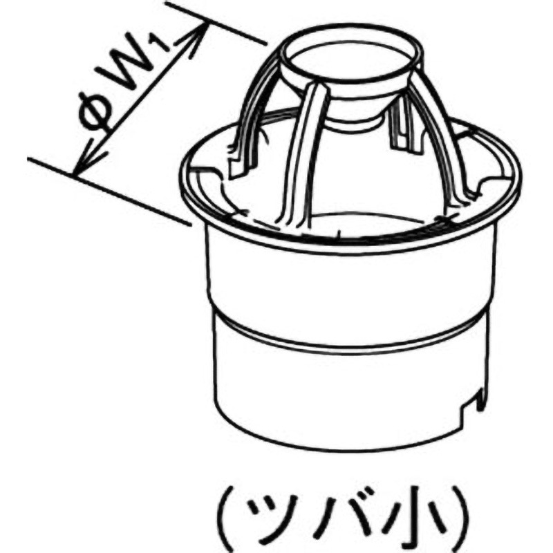 KA33963 自在ドレン JIS管用 Panasonic(パナソニック) (大型雨とい)自在トレンサイズ 1箱(6個) KA33963