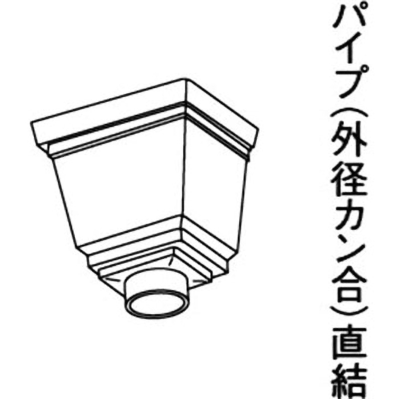 KA32958 ビルます(大) JIS管用 Panasonic(パナソニック) VP・VU100 (大型雨とい)非住宅用ますサイズ 1箱(5個) KA32958