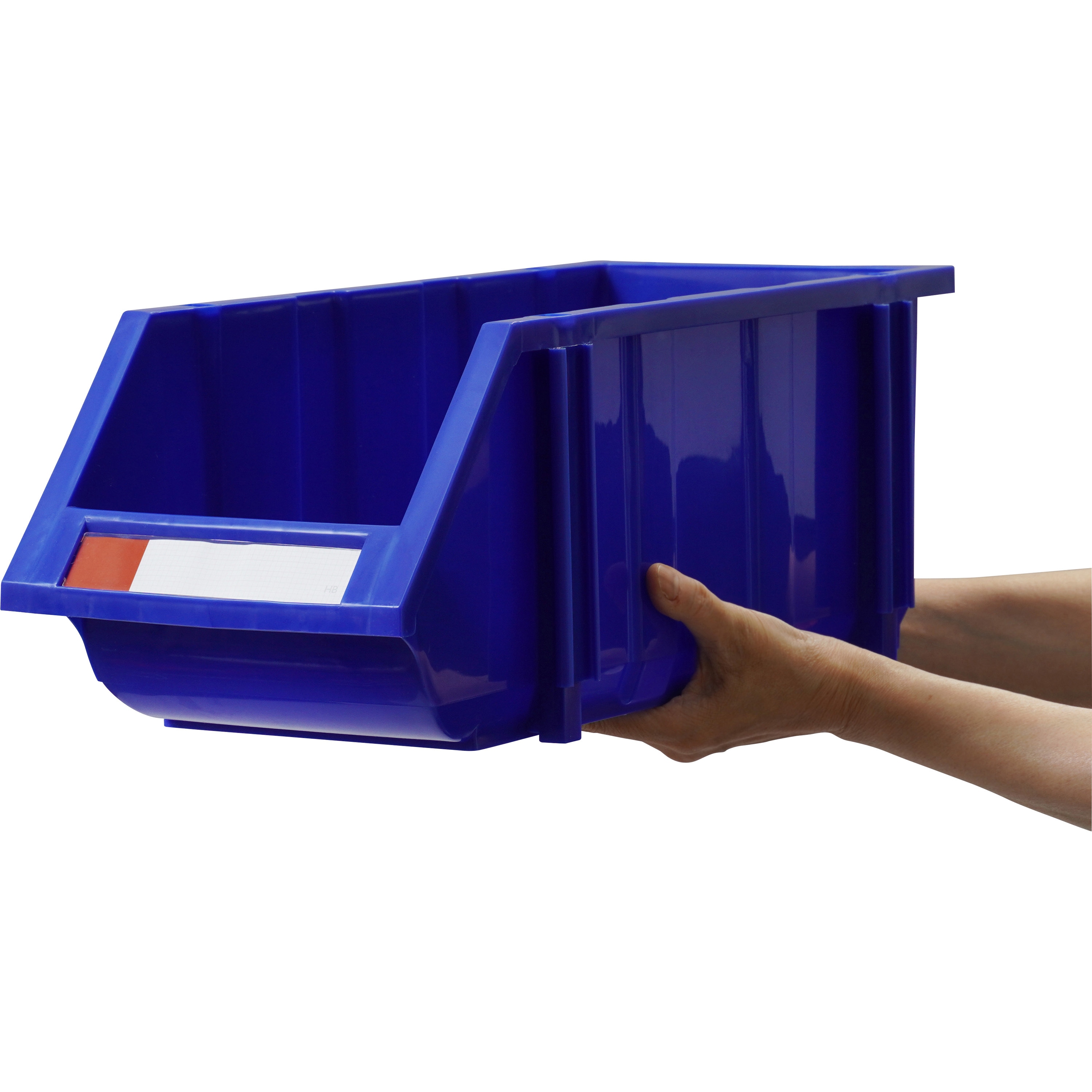 パーツボックスコンテナ 縦横連結可能 モノタロウ ブルー色 - 【通販