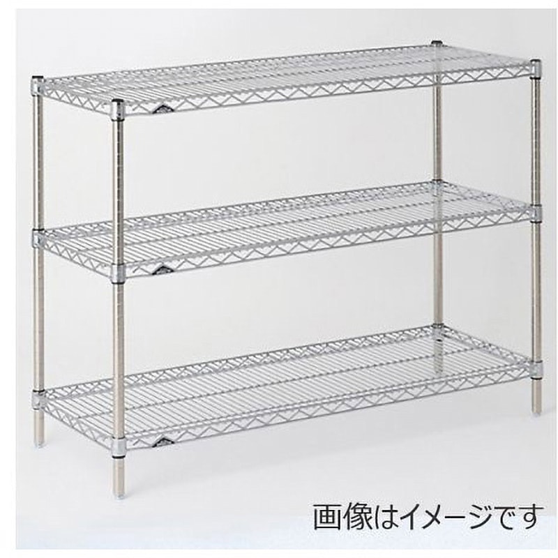 BS760PA1390N3 スーパーエレクター・シェルフ W758×D536×H1384mm PA BS760PA1390シリーズ 1台 ERECTA(エレクター) 【通販モノタロウ】