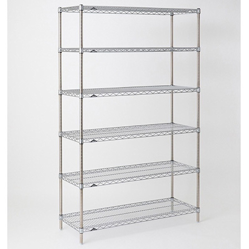 ステンレスエレクター・シェルフ W605×D359×H2197mm P SAS610P2200