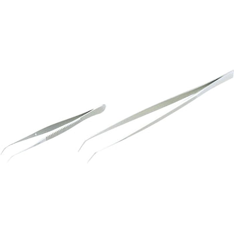No.4 NO.4先曲り先細無鈎ピンセット 1本 アズワン 【通販モノタロウ】