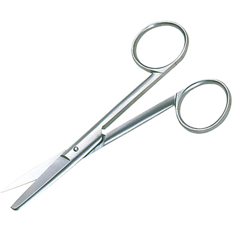 ハサミNO.12直セン刀片鋭 アズワン 実験研究用解剖はさみ・外科はさみ