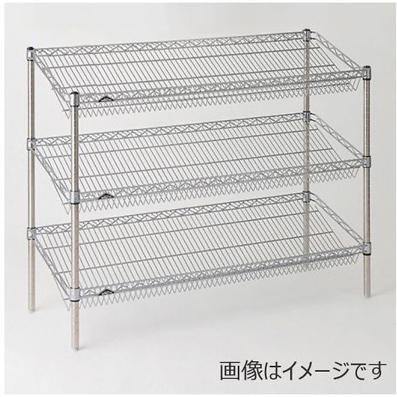 ST910STP1390W3 スランテッドエレクター・シェルフ W910×D460×H1384mm P ST910STP1390シリーズ 1台 ERECTA(エレクター) 【通販モノタロウ】