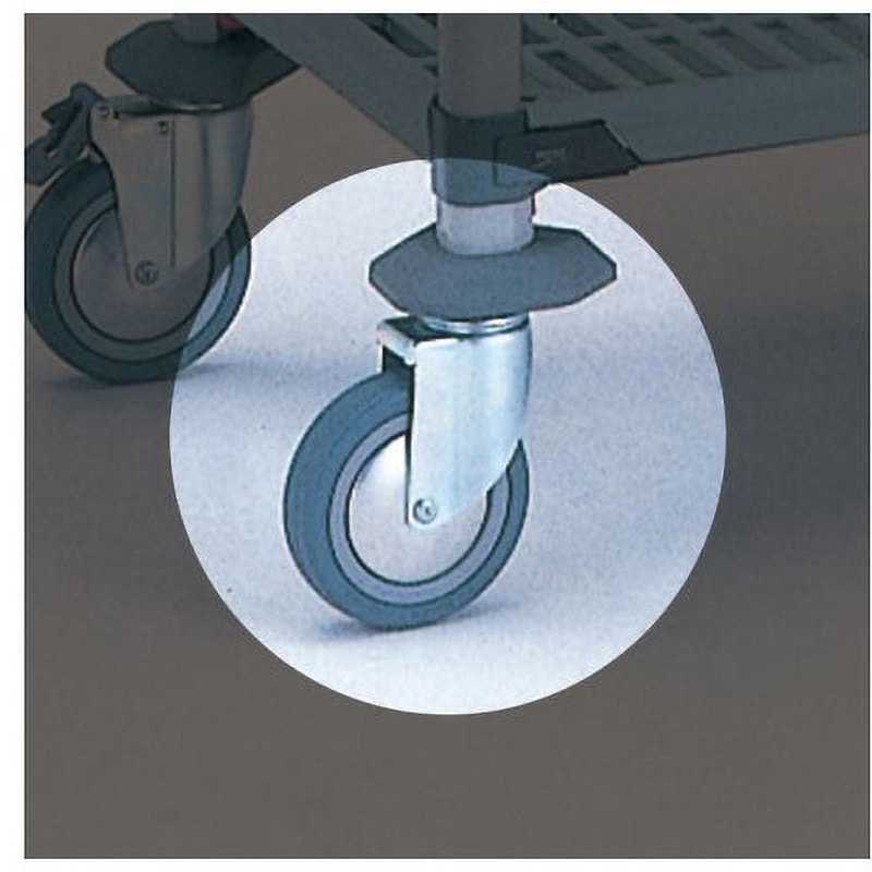 Q5MX キャスター メトロマックスQ用 ゴム車 Φ125mm Q5シリーズ 1台 ERECTA(エレクター) 【通販モノタロウ】